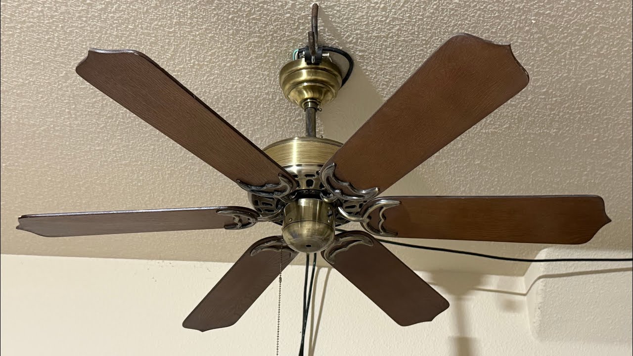 42” 6-blade unknown import GE vent ceiling fan - 1982?