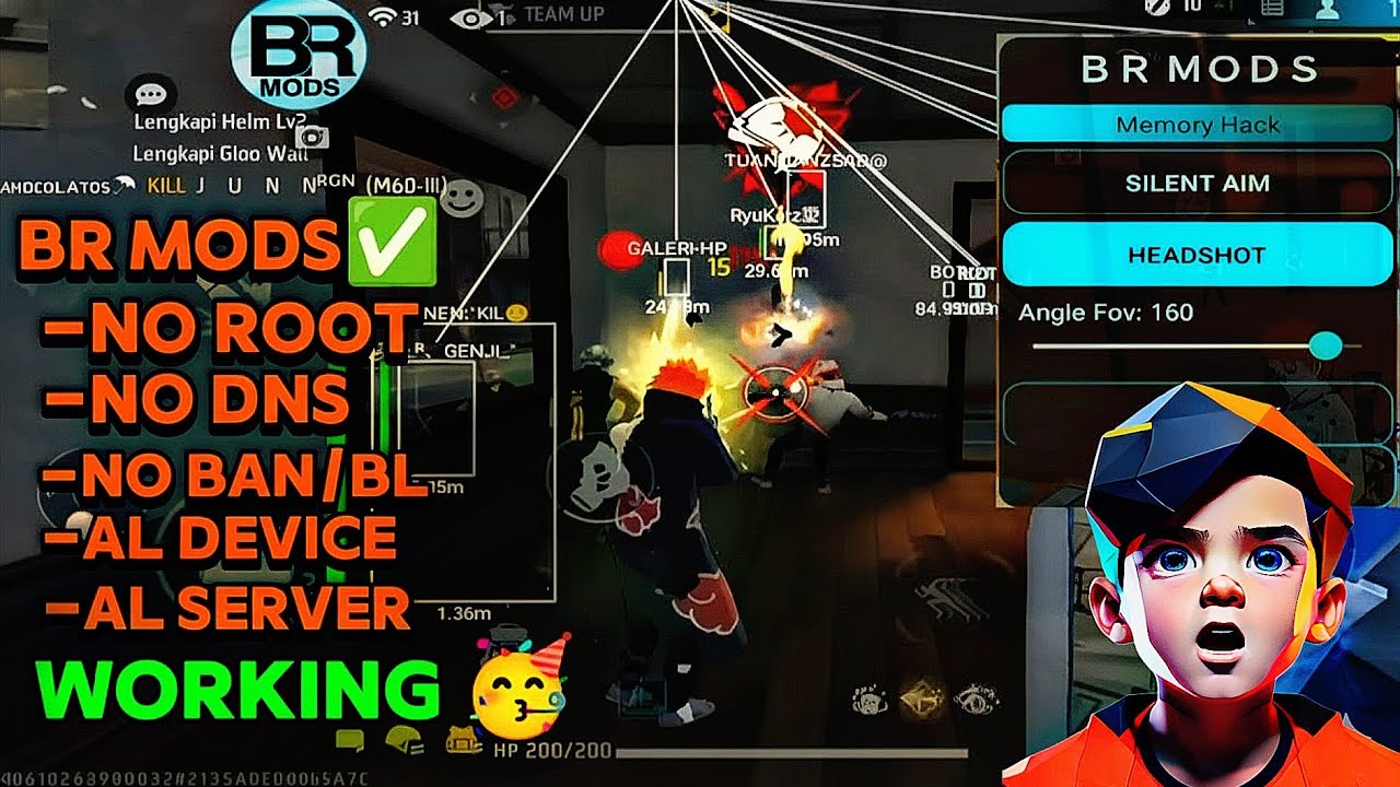 BR MODS OB51 UPDATE 👾👀NOT ROOT+VPHONEOS || WORKING| ANTIBAN BR+CS RANK WORKING 