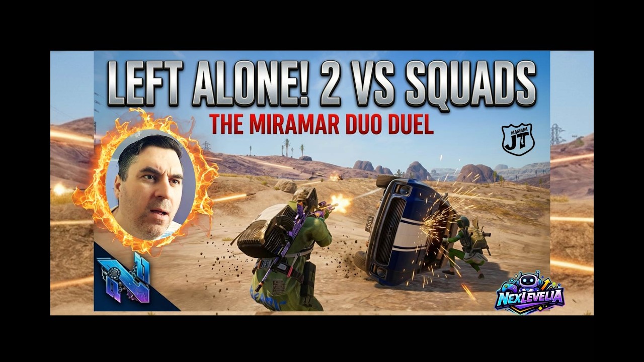 LEFT ALONE VS SQUADS! 🏜️ Can We Survive in Miramar? #PUBG #NexLevelia