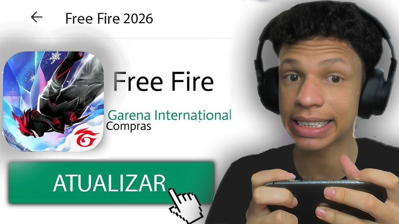 TESTEI A NOVA ATUALIZAÇÃO DO FREE FIRE DE 2026!