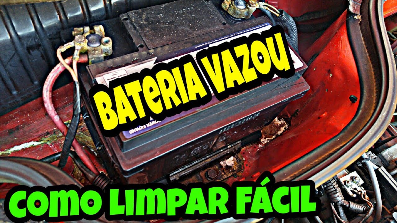 Como Limpar quando a Bateria Vaza na Lataria do Carro deixando Oxidada e com Zinabre