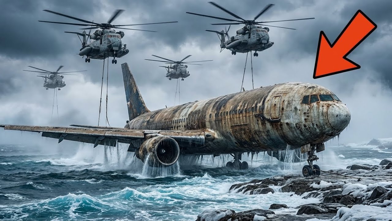 Recovering a Rusted Boeing 767 from a Remote Arctic Reef Grave ASMR Excavating & Restoring