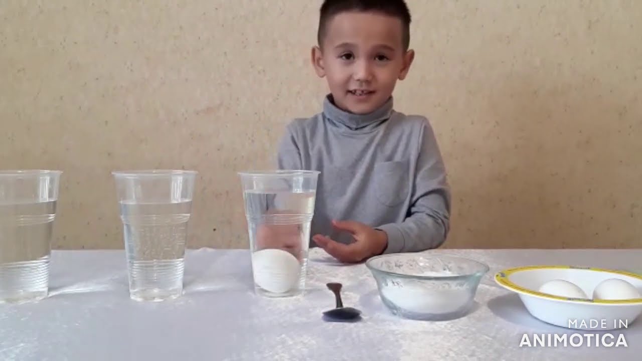 Эксперимент. Судың тығыздығы
