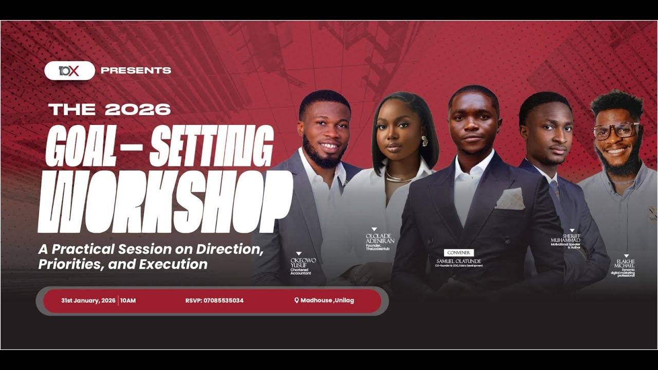 10X 2026 | Goal Setting Workshop