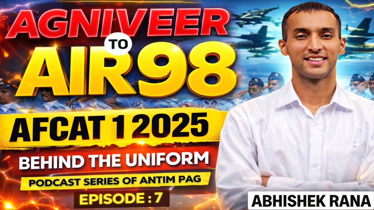 Agniveer Cracked AFCAT with AIR 98 🔥 | Real Strategy & Journey 
