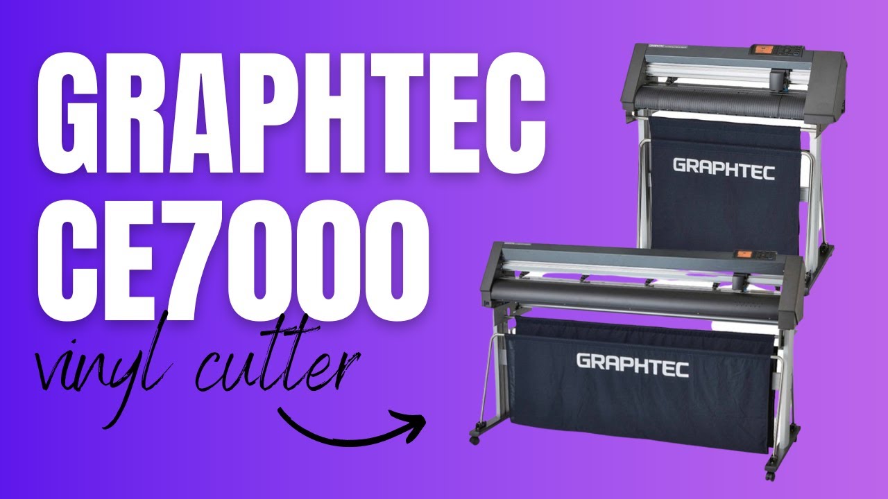 Всё, что вам нужно знать о режущем плоттере для винила Graphtec CE7000 | Target Transfers x Graphtec