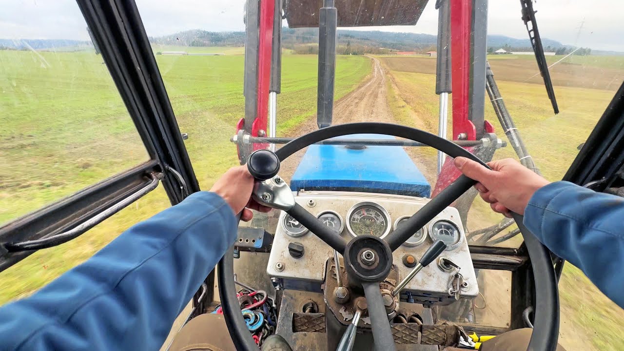 ZETOR Crystal💪TUR5 //4K//nahrnování hnoje//