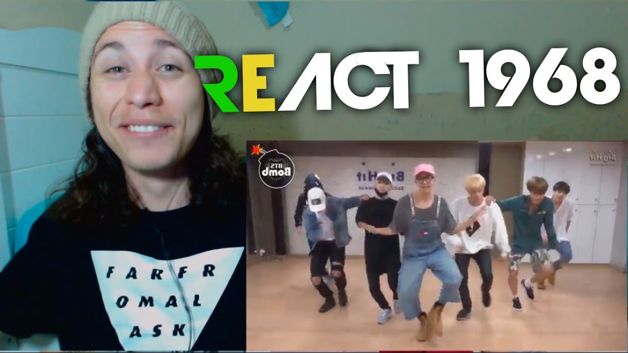 React 1968 BTS 'Silver Spoon (Baepsae)' mirrored Dance Practice [eng sub]