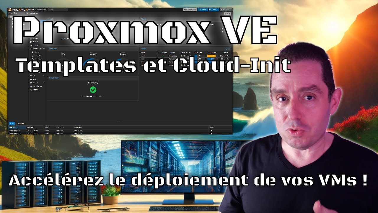 Proxmox VE : accélérer le déploiement des vm via les templates et cloud-init - Christophe Casalegno