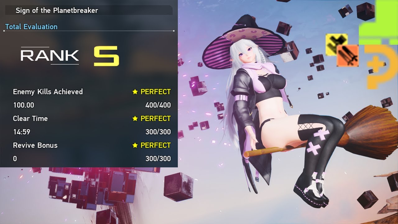 [PSO2:NGS] Sign of the Planetbreaker Solo S-Rank Clear (Bo/Te Jet Boots Deluxe) (