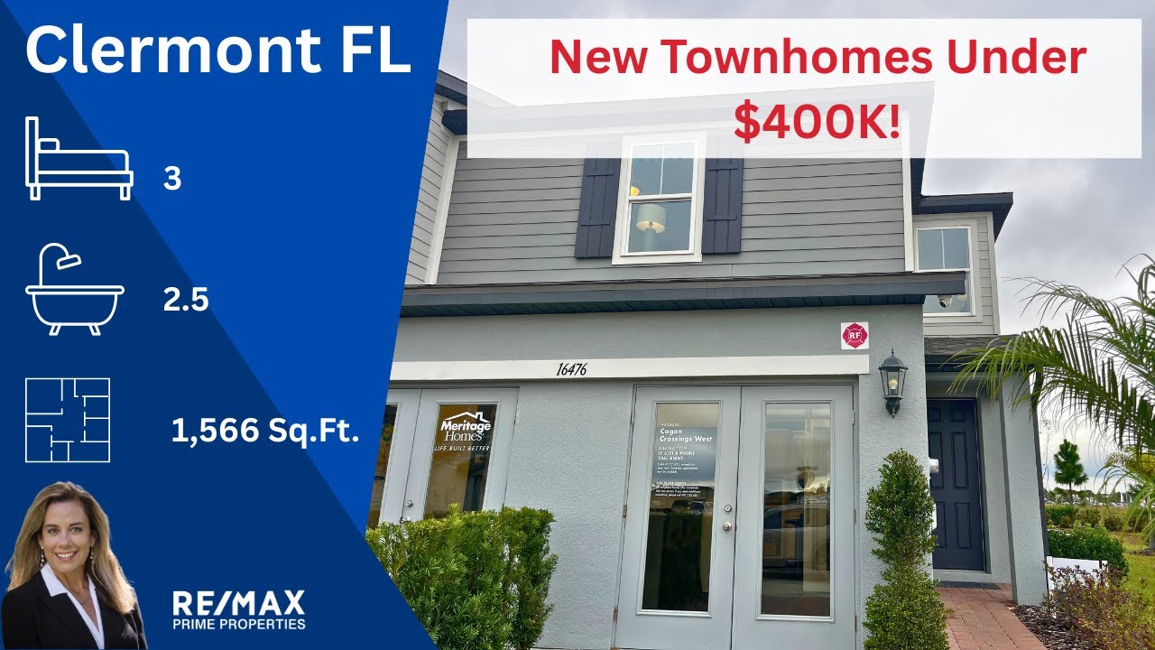 🏡 New Construction Homes in Clermont FL Under $400K | Model Home Tour