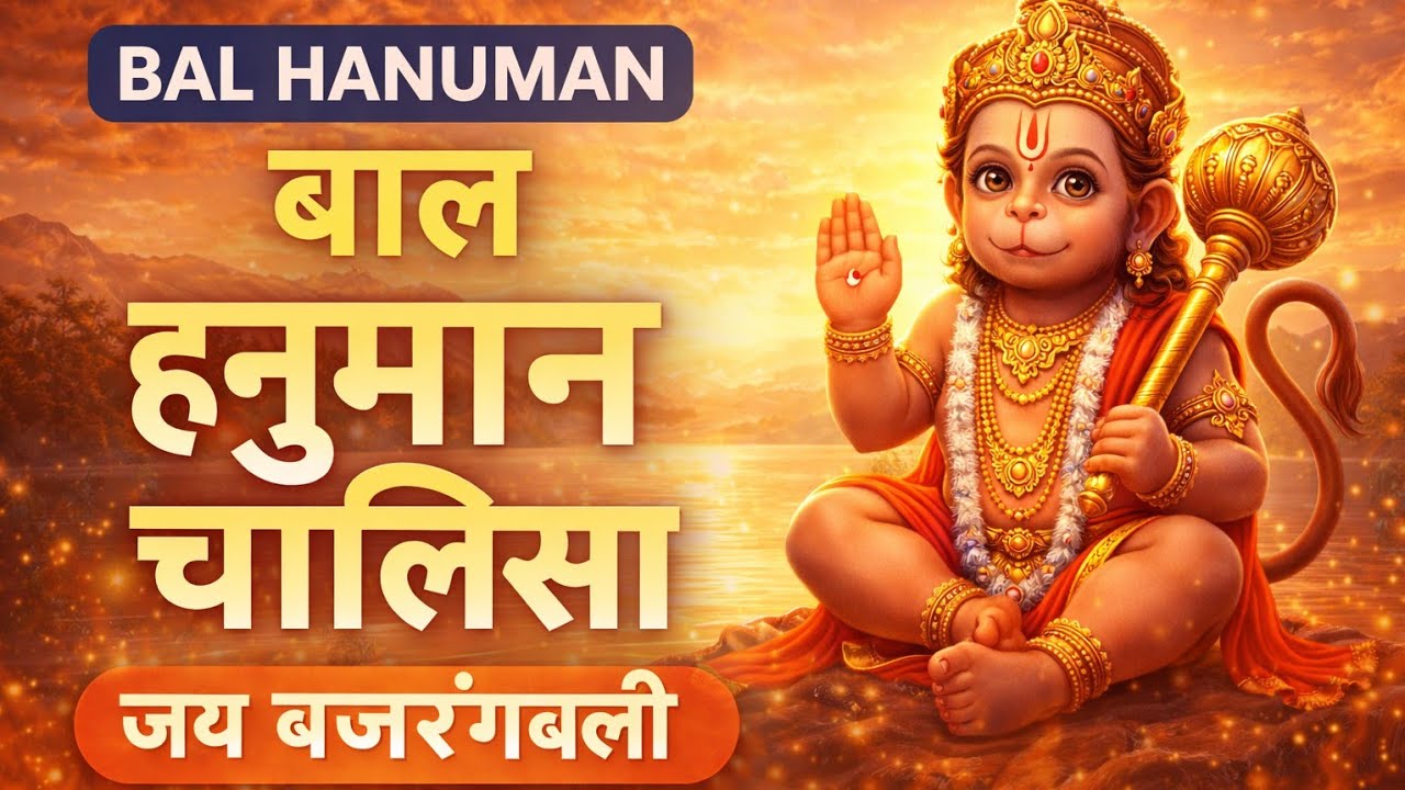 Bal Hanuman Chalisa | Kids version | Devotional Bhajan 🐒🕉️