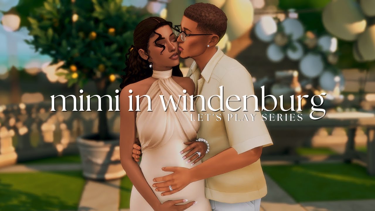 baby shower и объявление пола ребёнка в Тартосе | mimi in windenburg (EP 7) | the sims 4