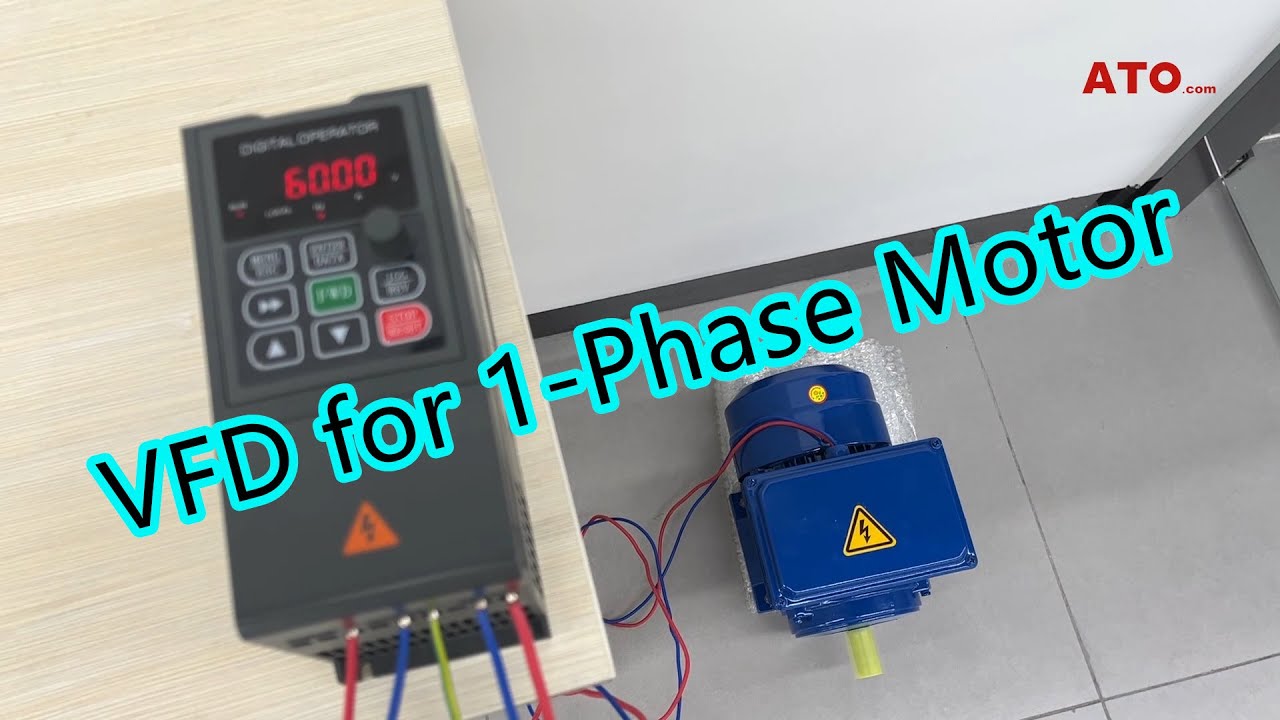 Single phase VFD for single phase motor