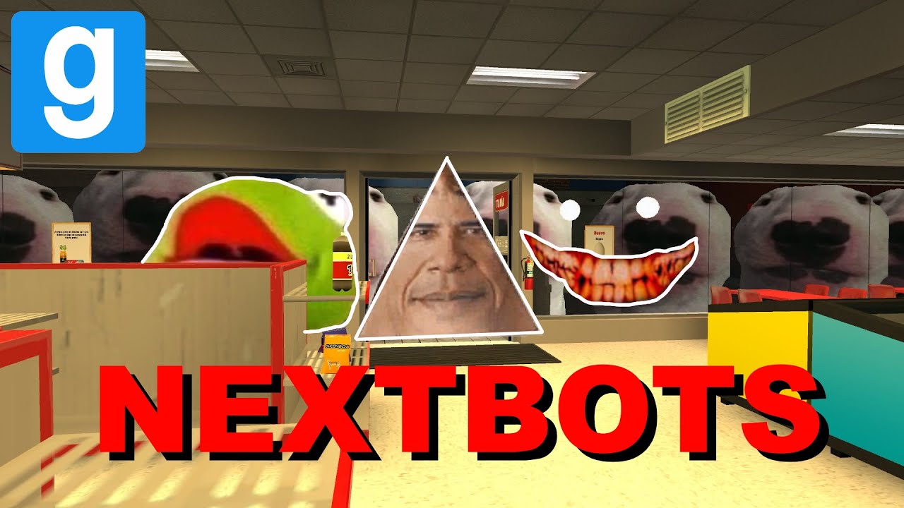 NEXTBOTS ВТОРГАЮТСЯ В МАГАЗИН! — Песочница Garry's mod