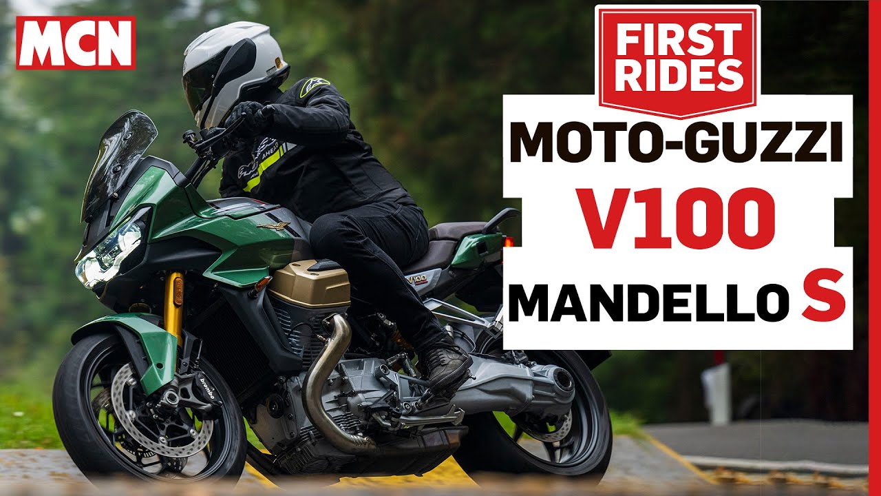 Is Moto Guzzi's NEW V100 Mandello S the sports tourer we've all been waiting for | MCN Review