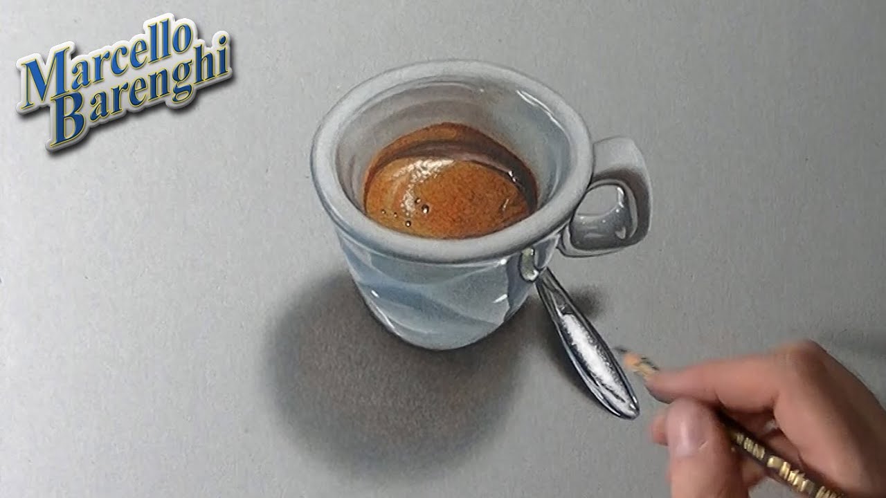 Drawing Time Lapse: a perfect cup of Espresso