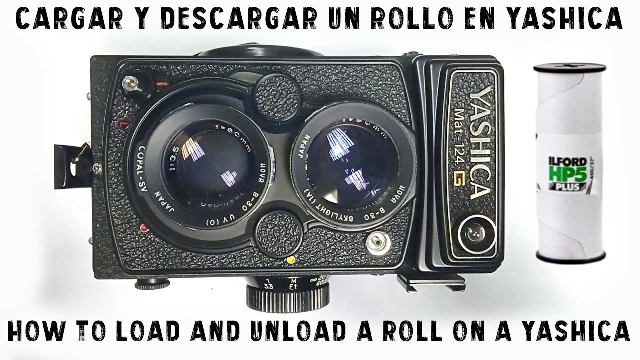 📸 Cargar y descargar un rollo en Yashica Mat 124 G - 2024