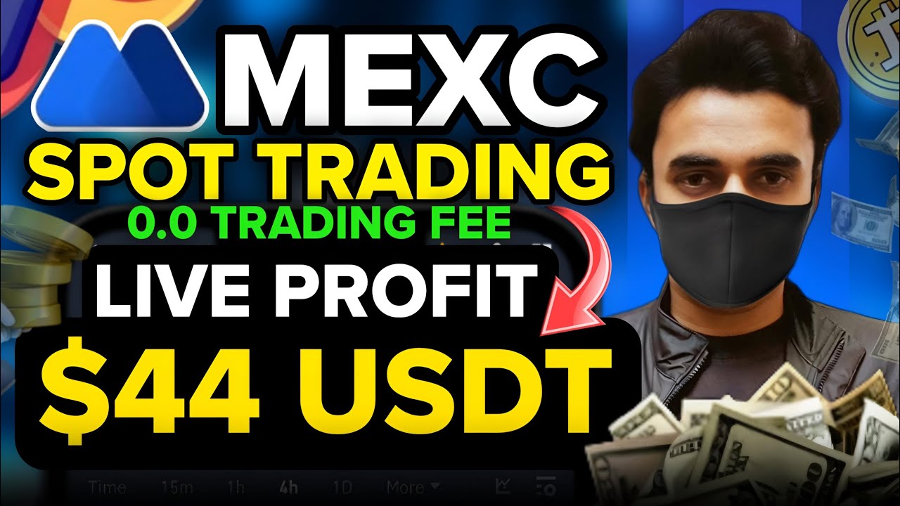 Earned $44 USDT Profit From MEXC Spot Trading | Spot Trading For Beginners