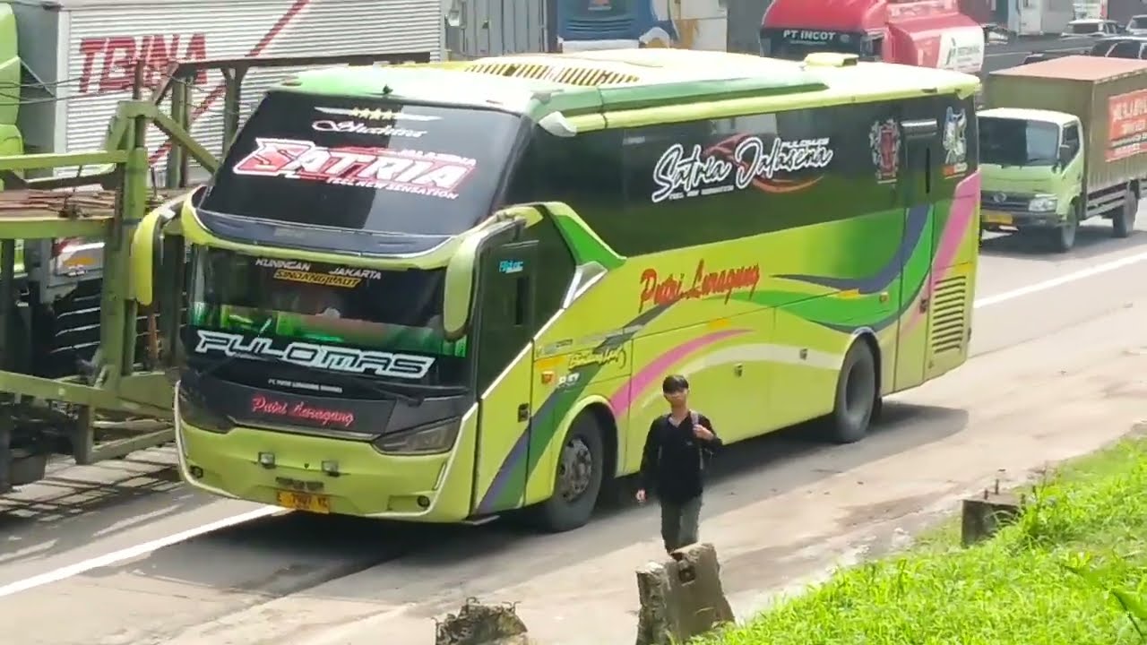 HUNTING SERU BUS CIREBONAN ‼️BANYAK SEWA TURUN DI KM 28