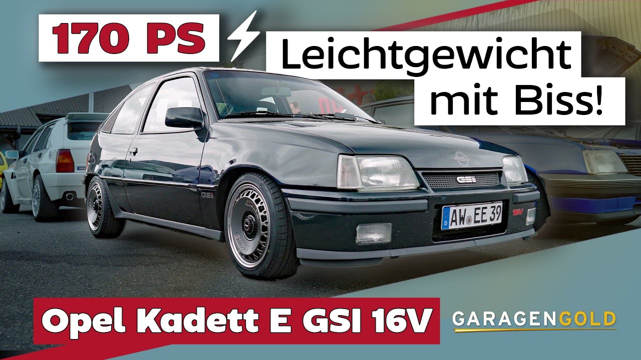 Opel Kadett E GSI 16V: Kompaktsportler-Legende bei After Work Classics am Nürburgring | Garagengold