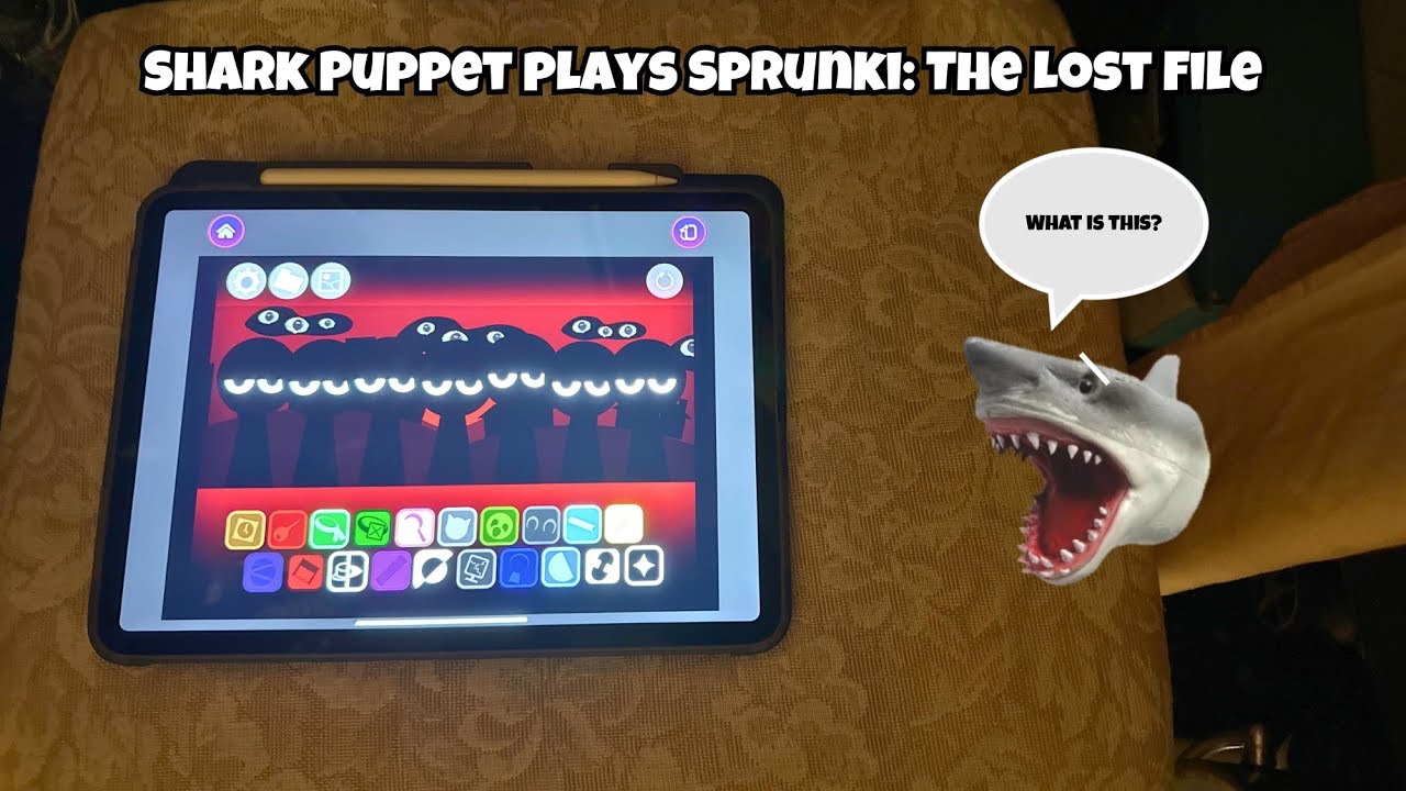 Фильм SB: Shark Puppet играет в Sprunki: The Lost File!