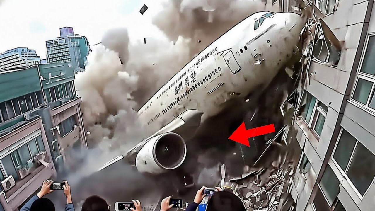 60 Shocking Plane Crashes and Mistake Caught on Camera!