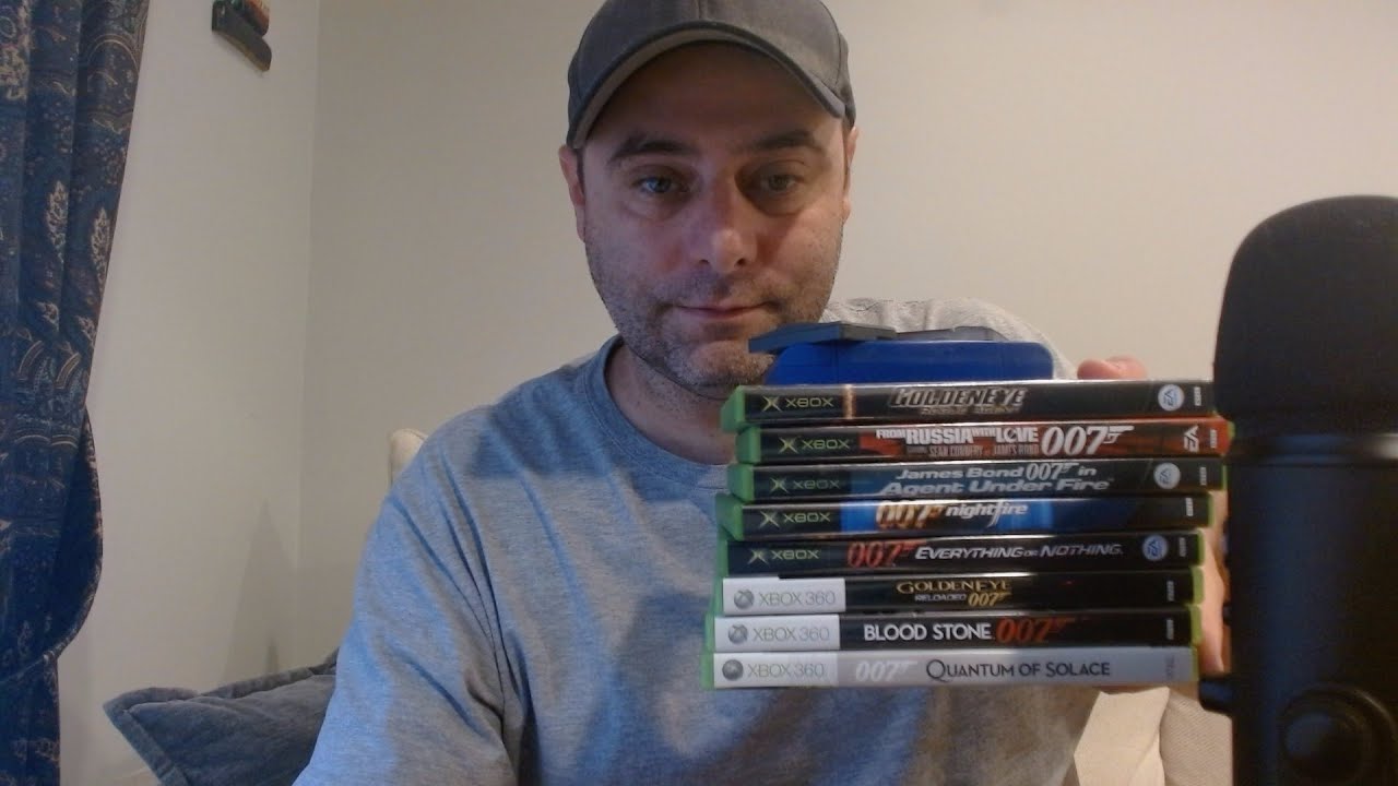 ASMR Gum Chewing 007 James Bond Video Game Collection