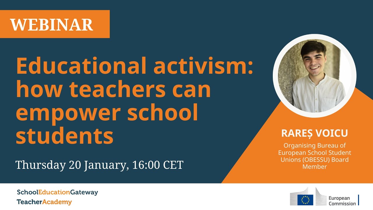 Educational activism: how teachers can empower school students - Webinar