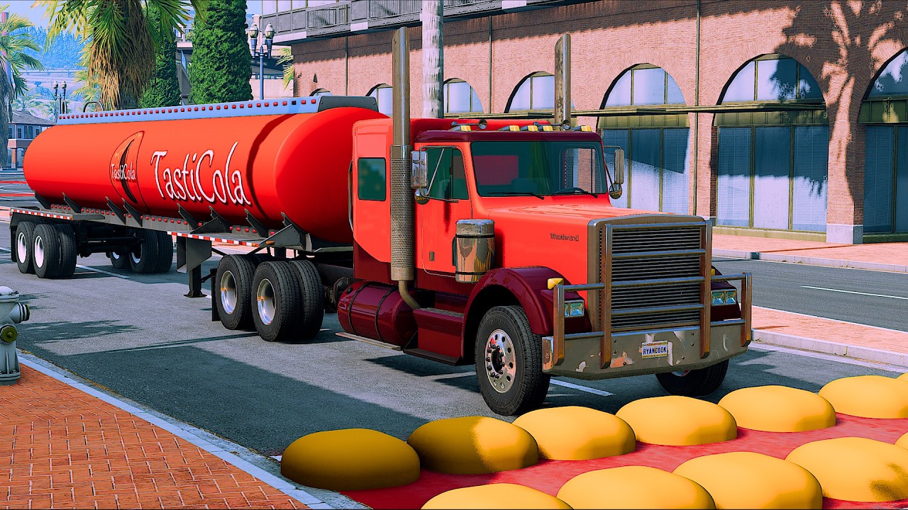 Trucks and Cars vs speed bumps | best BeamNG 53-55 video