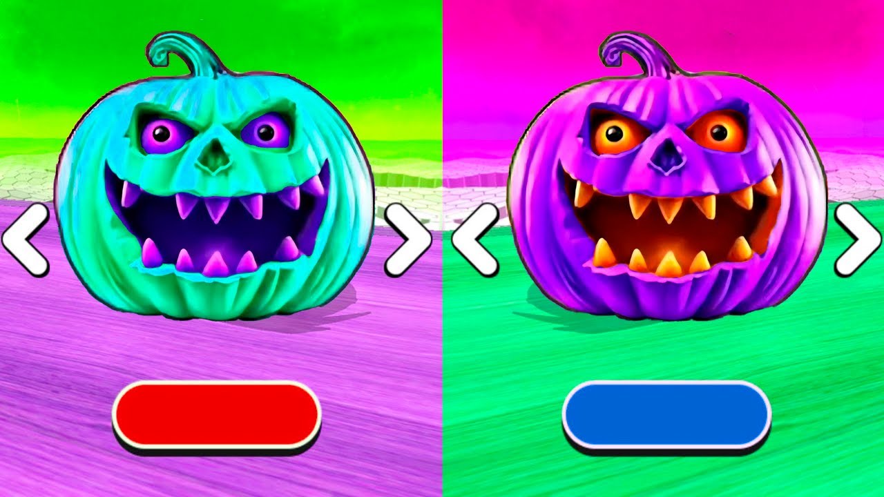Going Ball vs Rolling Ball Sky Escape! Who is Better: Old Pumpkin Ball or New Pumpkin Ball? Race-806