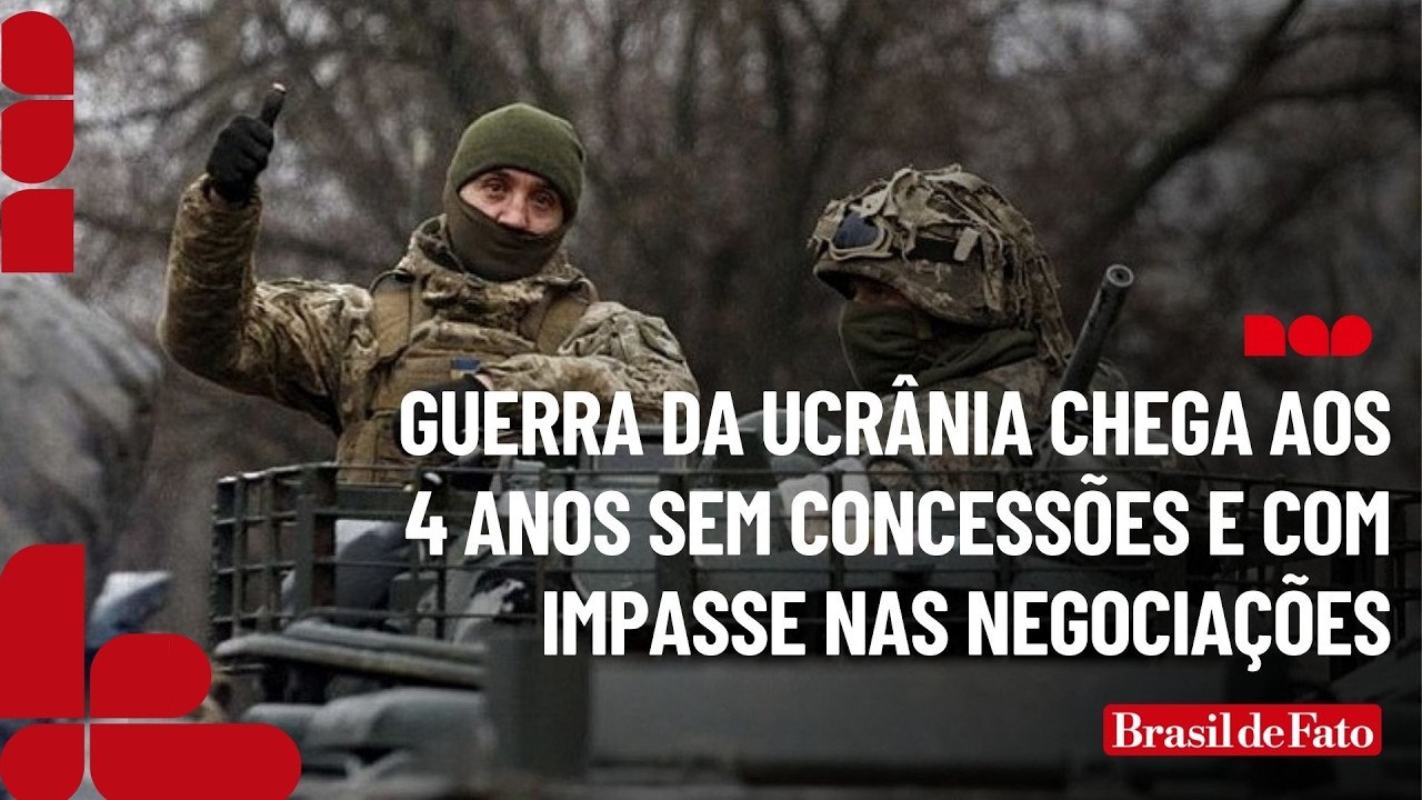 Guerra da Ucrânia chega aos 4 anos sem concessões e com impasse nas negociações