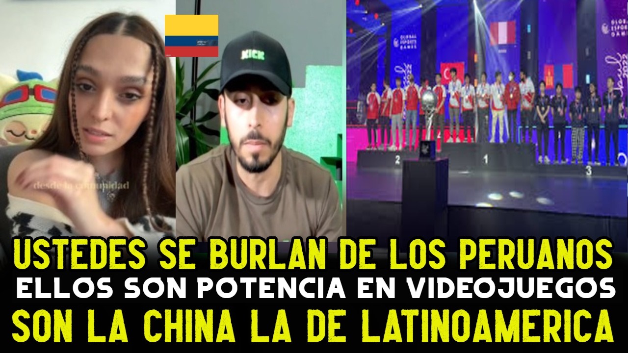 COLOMBIANOS ASOMBRADOS con lo PODEROSO que es PERU en los E-SPORTS
