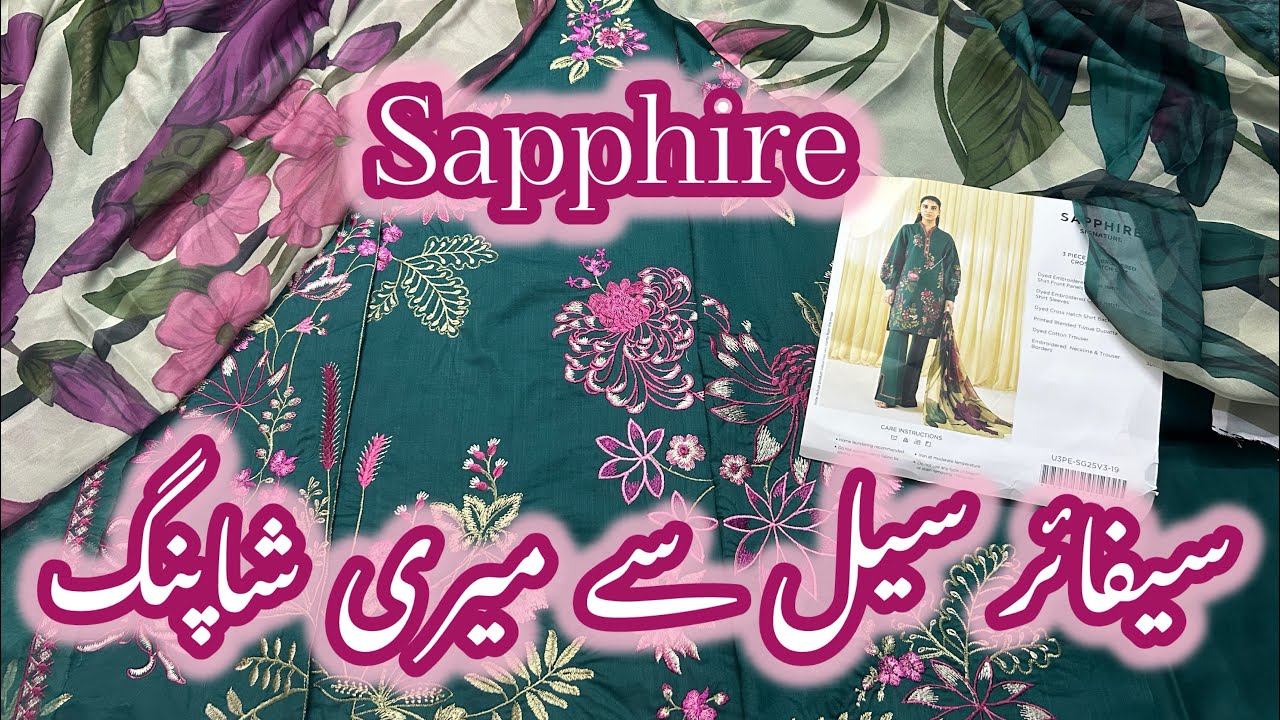 Sapphire summer sale2025 || shopping haul