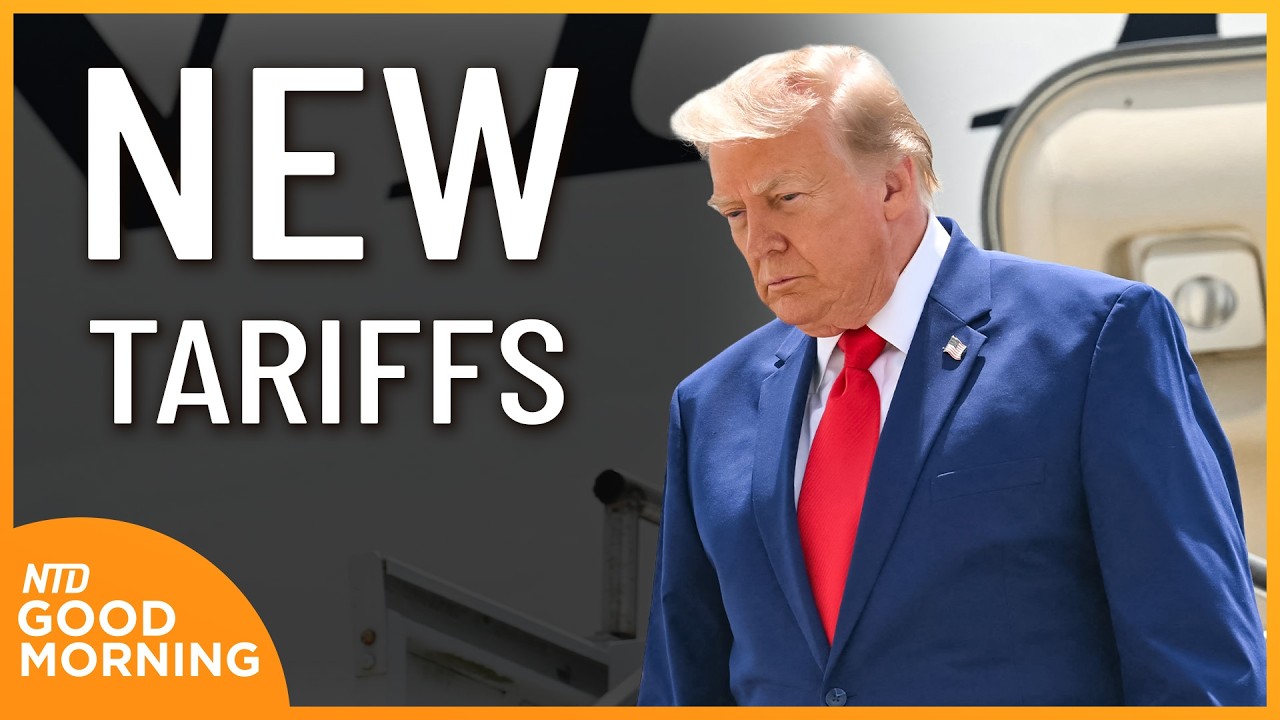 Trump Impose Tariffs on 60 Countries; Dems Break Ranks on Defense Bill | NTD Good Morning (July 24)