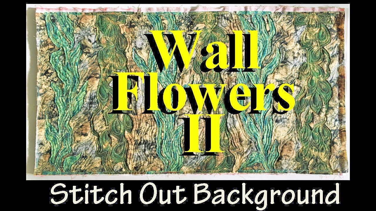 How to Sew an Art Quilt WF 2 | Free-motion Quilt Background | Zazu's Stitch Art Tutorials