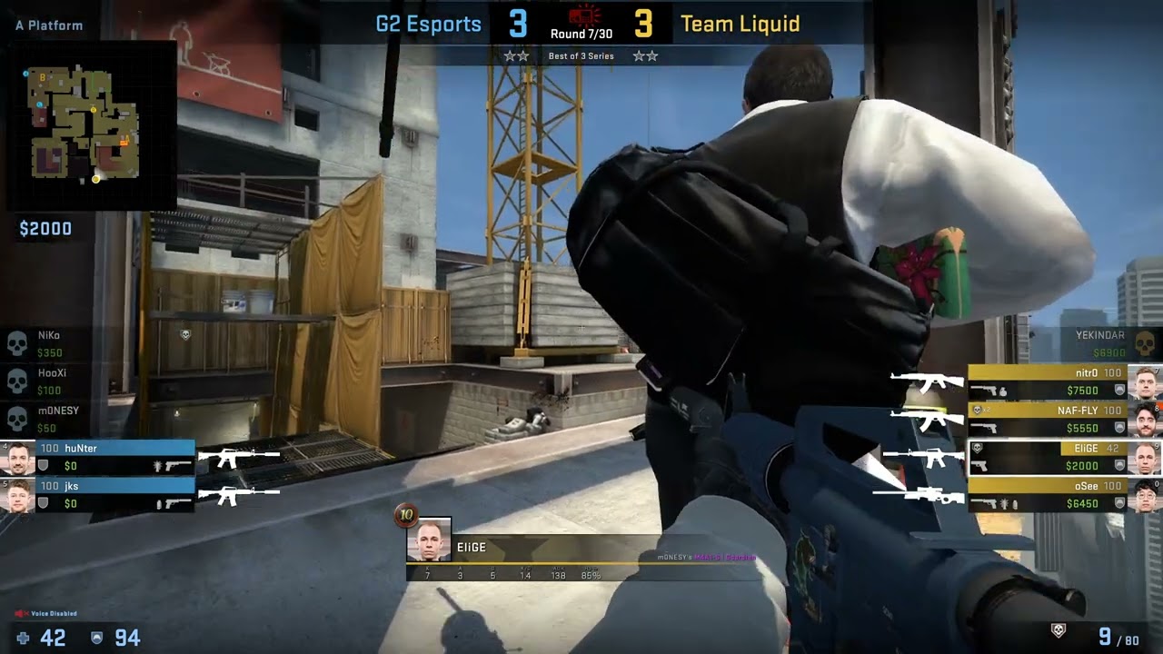 CSGO POV Liquid #ELIGE vs. G2 at Vertigo - 31 kills