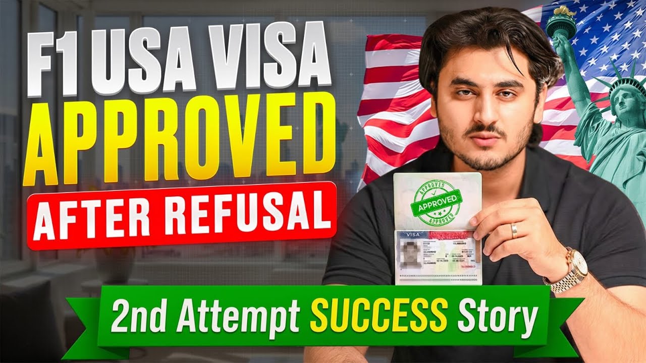 USA F1 Visa Approved on 2nd Attempt 😳🇺🇸 (Nothing Changed ! 