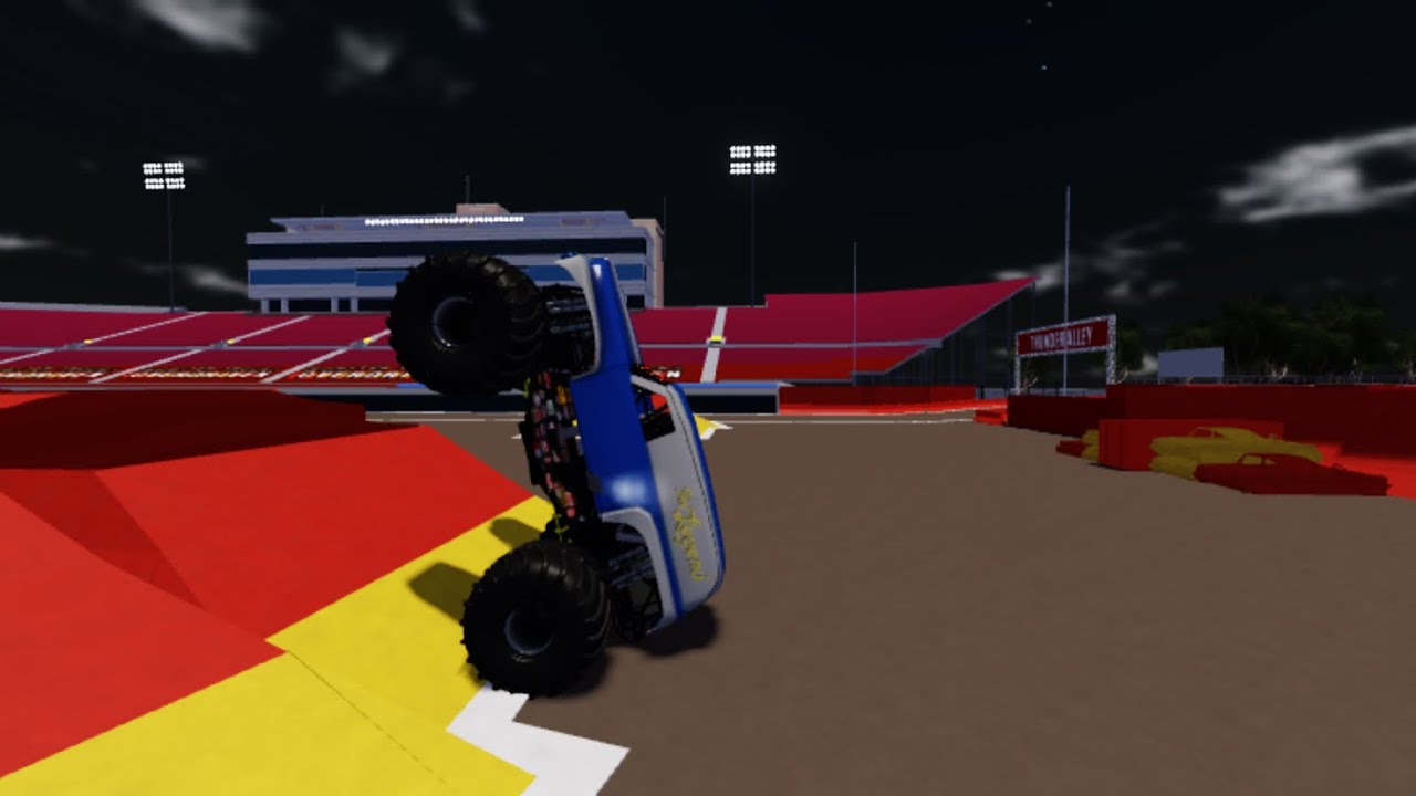 Monster truck overdriven grave digger the legend run in world finals 14