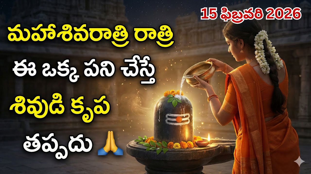 మహాశివరాత్రి కథ | శివరాత్రి పూజ విధానం | ఏమి చేయాలి ఏమి చేయకూడదు 🙏| Mahashivaratri Story Telugu Full