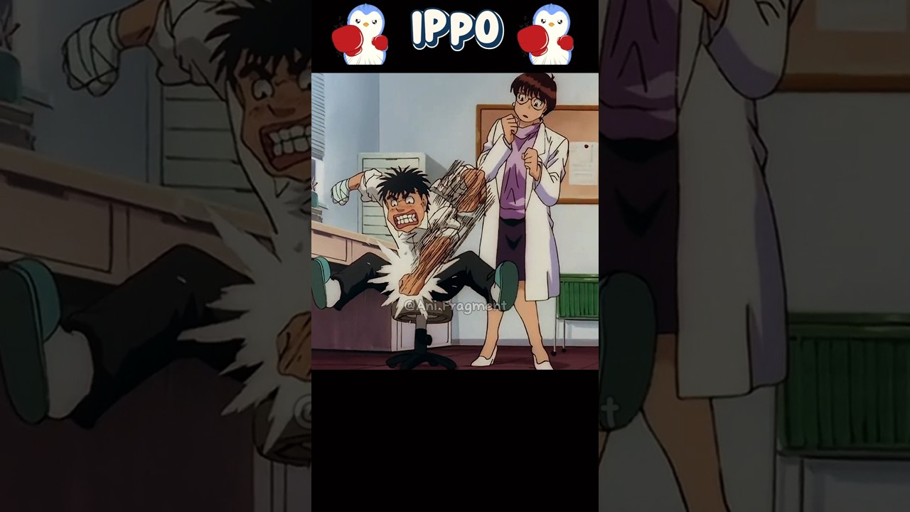 Ippo at the doctor's👀💀|Hajime no Ippo| #anime #animemoments #ippo #shorts