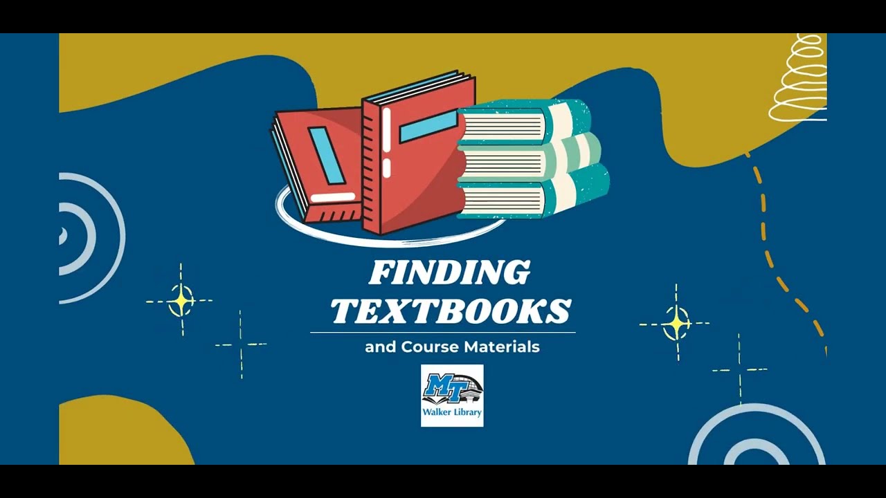Finding Textbooks at the Walker Library