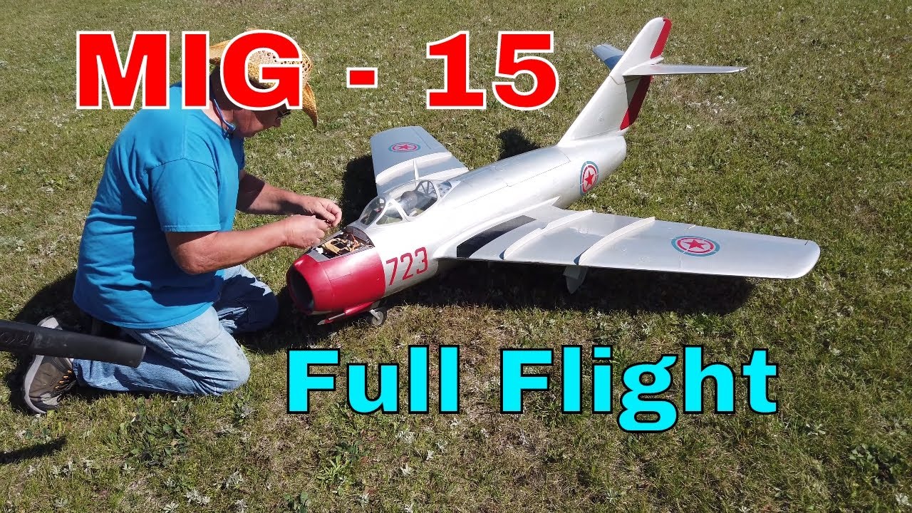 CUSTOM CARF MIG-15 RC JET Full Flight