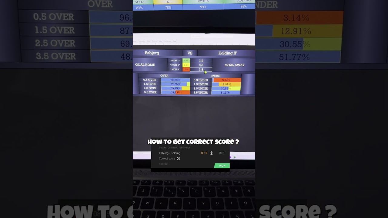 How to Get Correct Score Predictions &ndash; Easy Football Betting Tip! ⚽