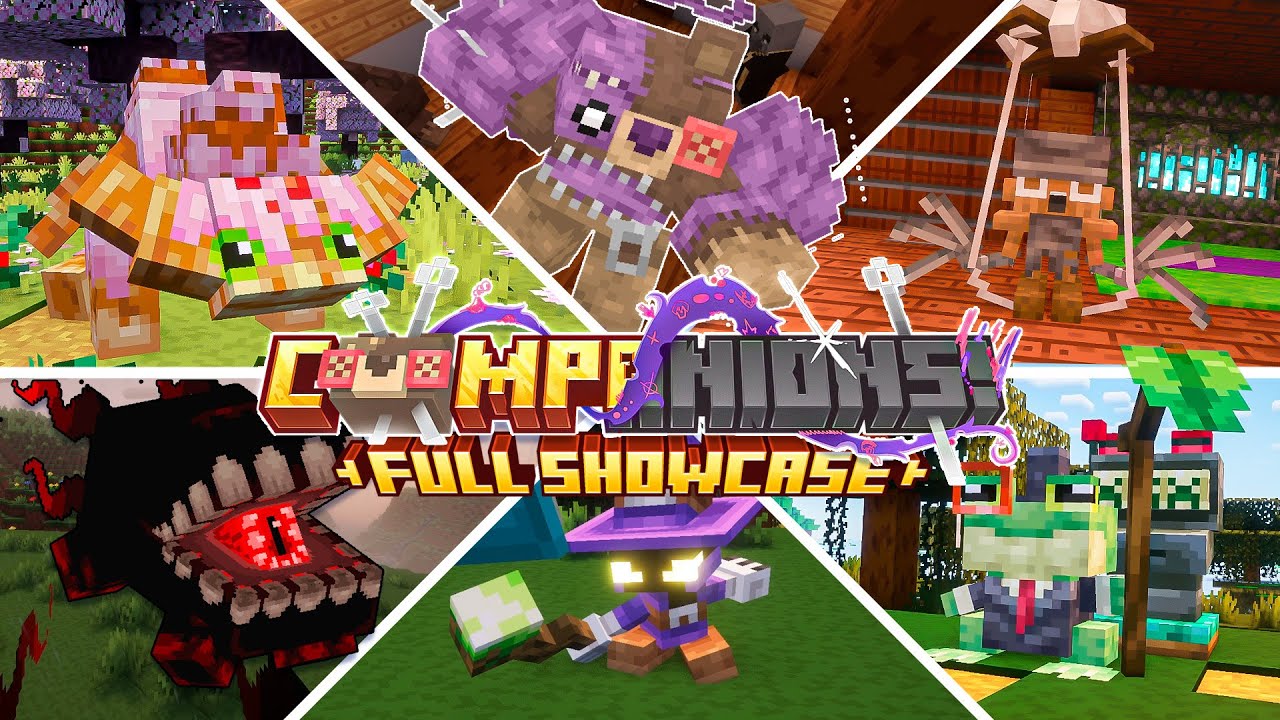 The BEST COMPANION CREATURES Mod - Companions Full Showcase