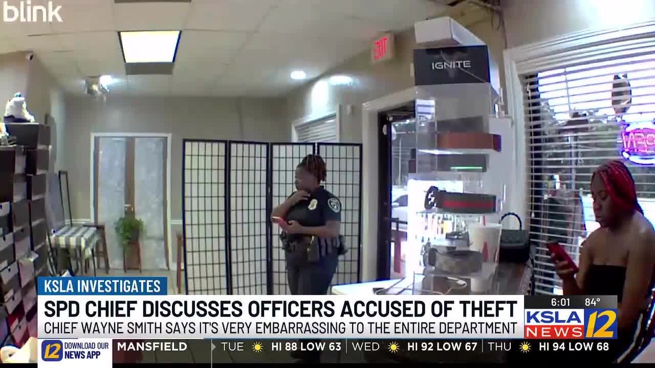 Shreveport police chief weighs in on officers arrested for theft, malfeasance in office