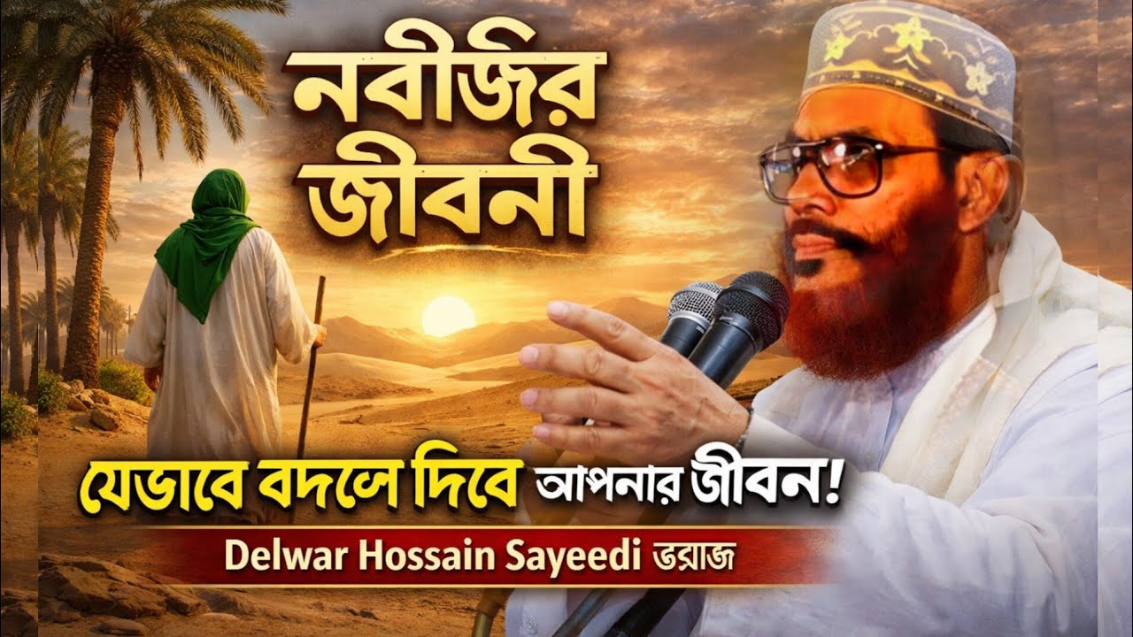 নবীজির জীবনী যেভাবে বদলে দিবে আপনার জীবন! | Delwar Hossain Sayeedi ওয়াজ