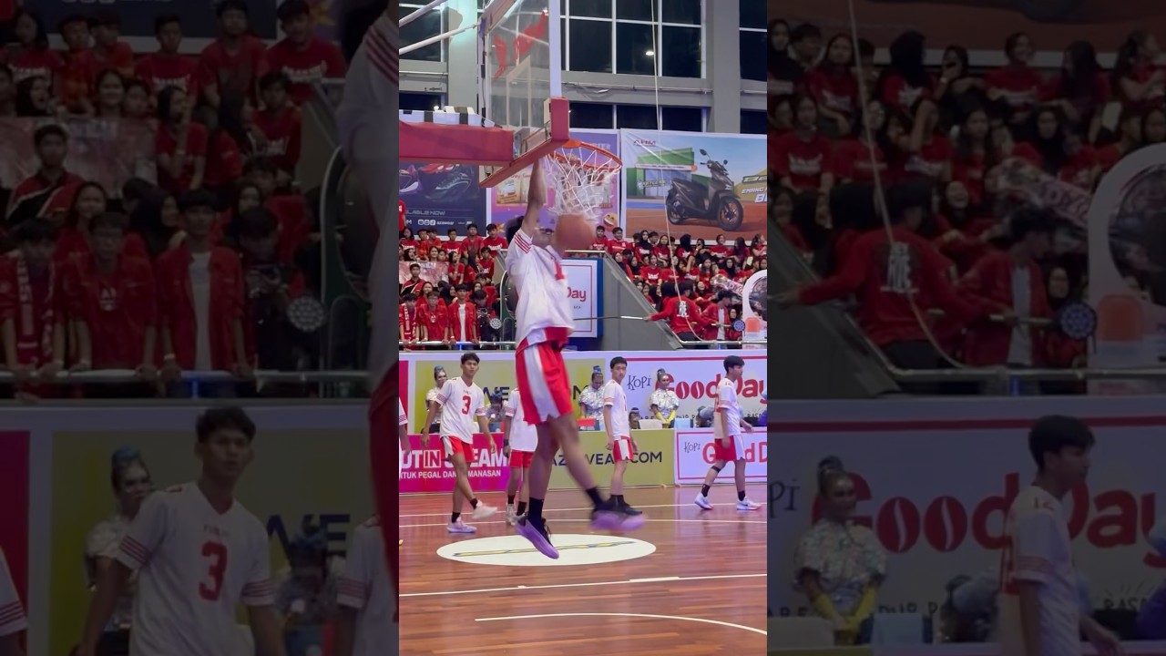 Tiba-tiba pemanasan ada yang ngedunk aja di DBL West Java Bogor 🔥🔥🔥 siapa yang jago guys?