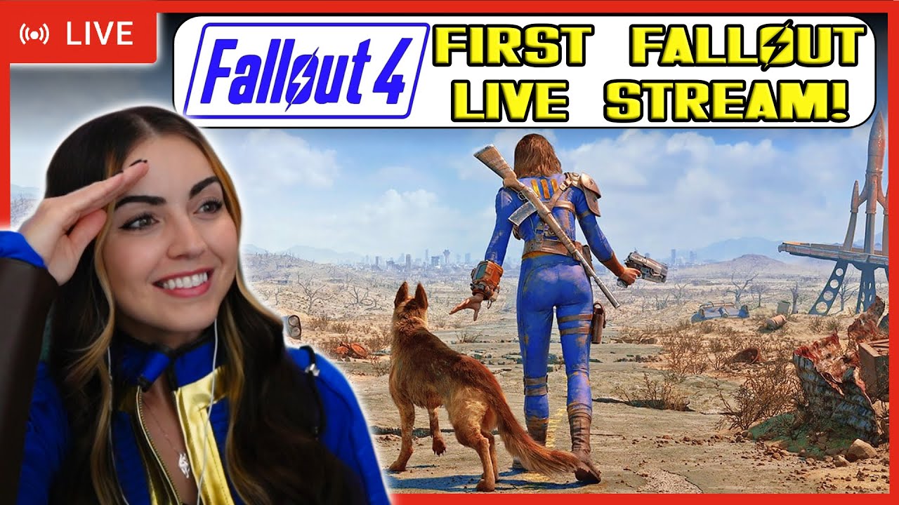 1st Fallout 4 LIVE stream! | Fallout 4 Blind Playthrough | LIVE Stream | LizXP | Part 1