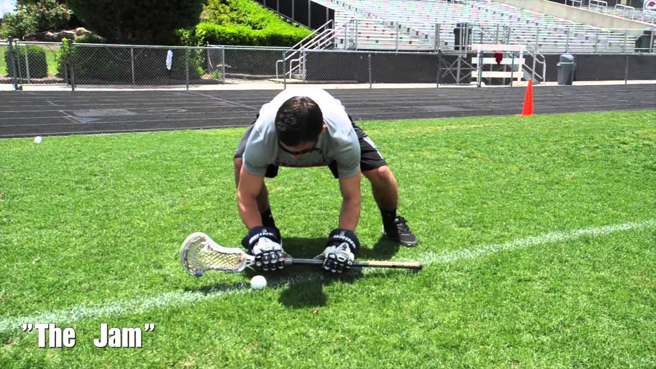 Mill Creek's Brandon Savioe teaches face off techniques